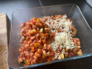 pasta cavatappi in stoomoven
